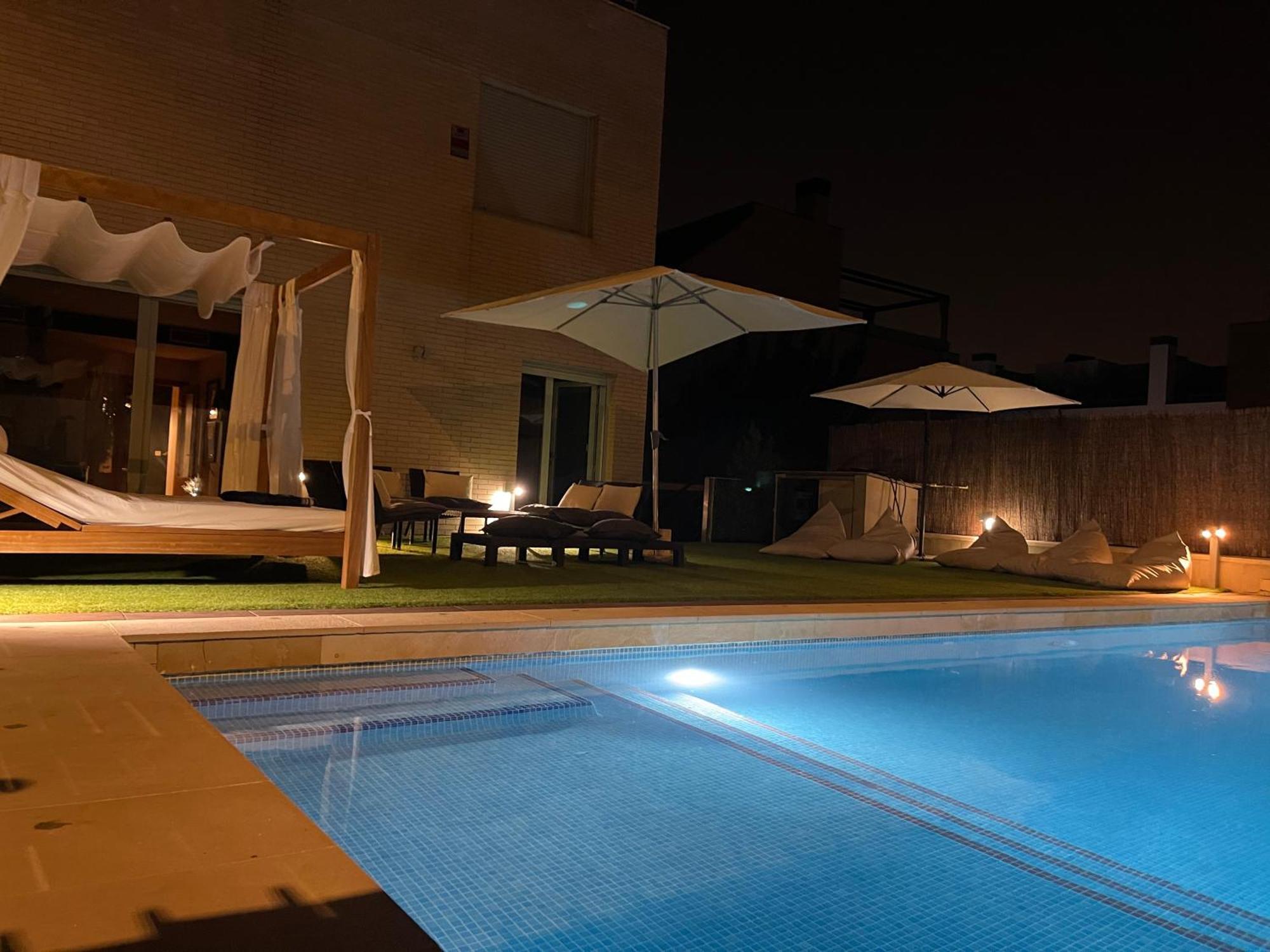 Valdevebas Chalet Con Piscina Madri Exterior foto