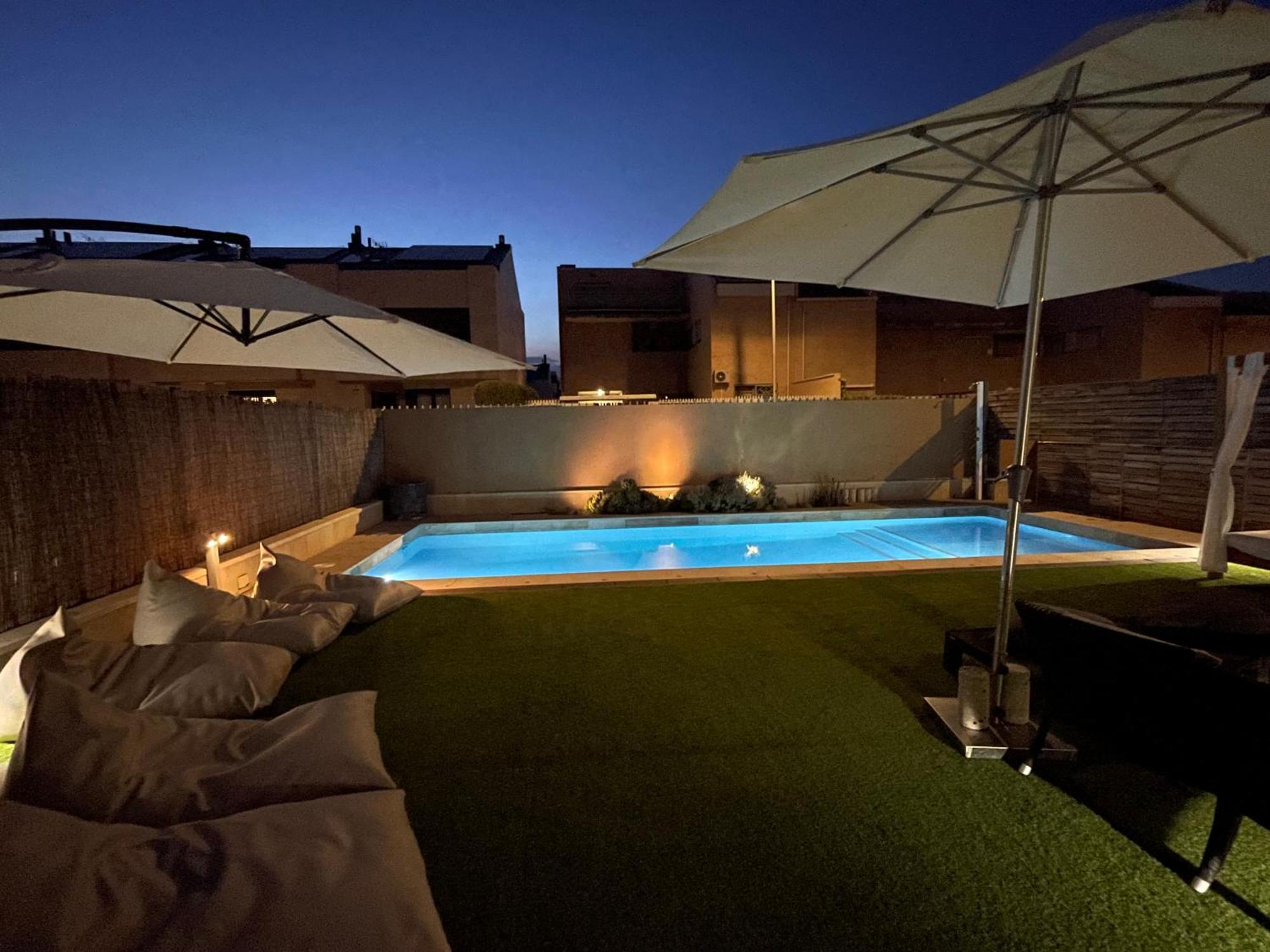 Valdevebas Chalet Con Piscina Madri Exterior foto